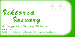 viktoria vasvary business card